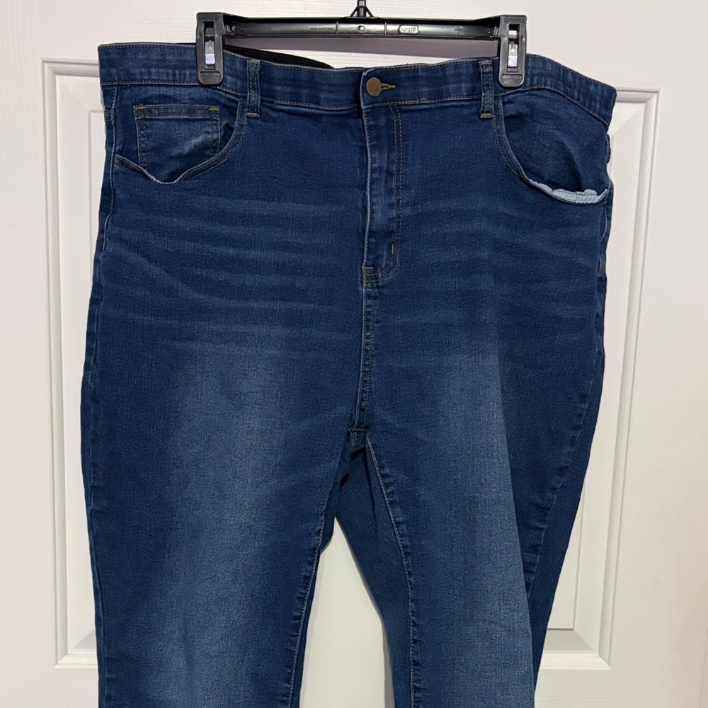 SHEIN Curve denim jeans straight leg size 4XL